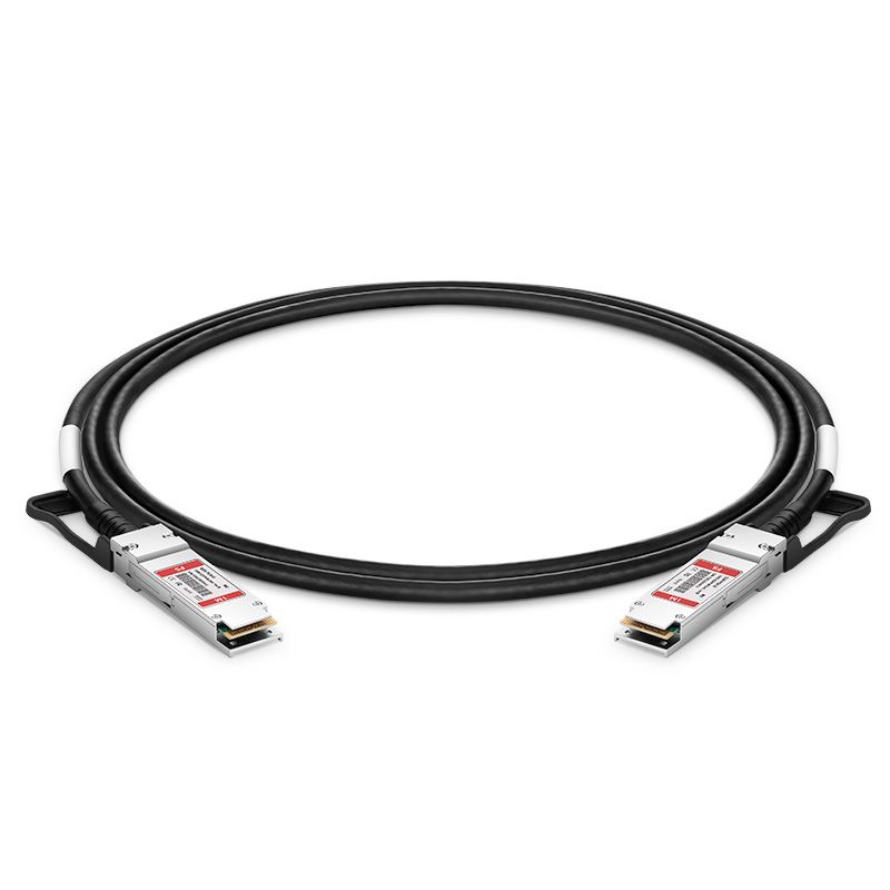 Кабель DAC InfiniBand FS MCP1600-E001E30, QSFP28-QSFP28, 100 Гбит/с, 1 м, черный (Q28-PC01E)