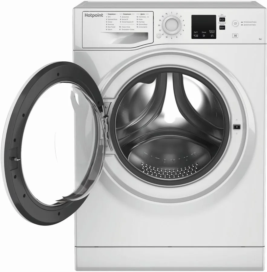 Стиральная машина Hotpoint-Ariston NUS 5015 H RU, 5 кг, 1000 об/мин,  1181668 купить по цене 24600 руб в Новосибирске в интернет-магазине e2e4