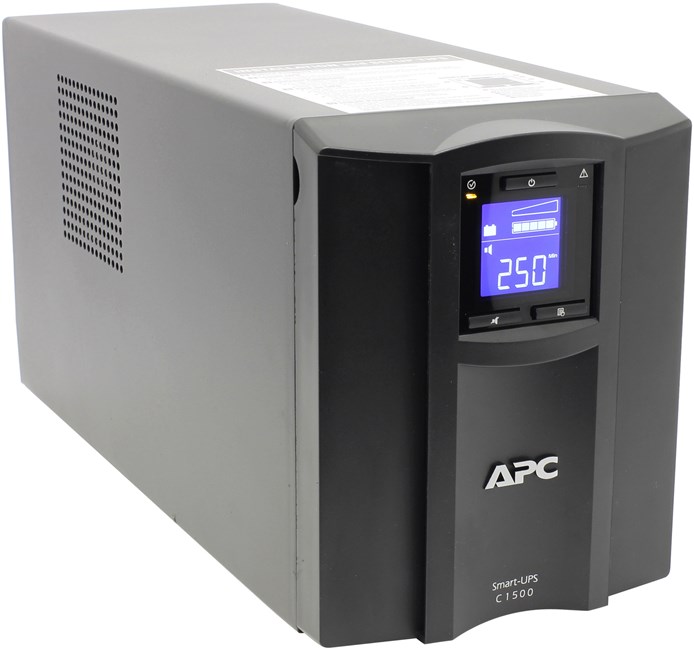 ИБП APC Smart-UPS, 1500 В·А, 900 Вт, IEC, розеток - 8, USB, черный (SMC1500I-CH)