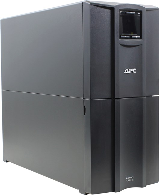 

ИБП APC Smart-UPS, 3000 В·А, 2.1 кВт, IEC, розеток - 9, USB, черный (SMC3000I-CH), Smart-UPS