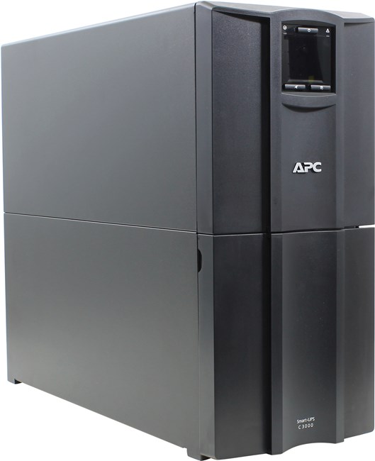 ИБП APC Smart-UPS, 3000 В·А, 2.1 кВт, IEC, розеток - 9, USB, черный (SMC3000I-CH)