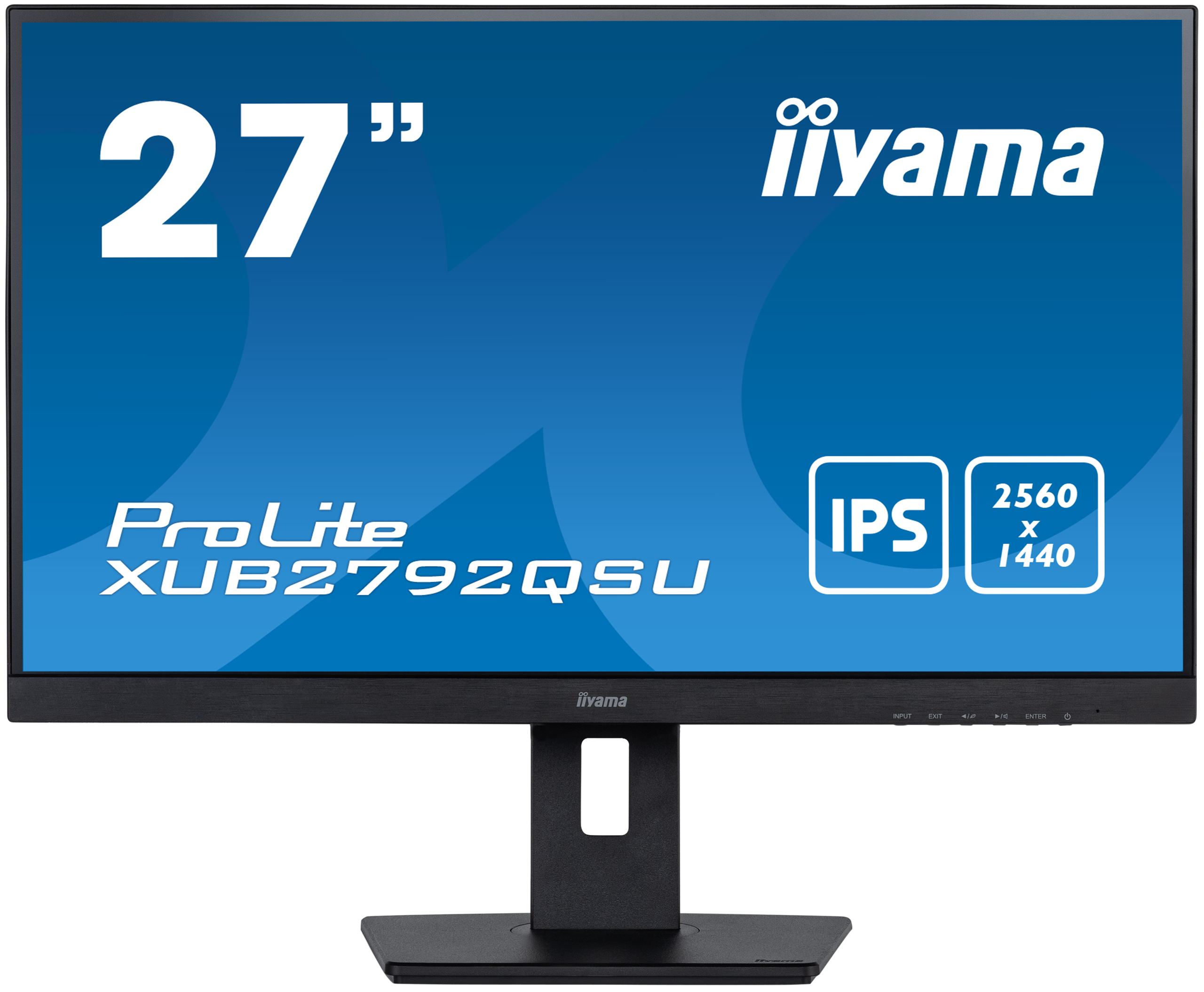 

Монитор 27" Iiyama ProLite XUB2792QSU-B5 IPS, 2560x1440 (16:9), 350кд/м2, 5 мс, 178°/178°, FreeSync, DVI, HDMI, DisplayPort, USB-Hub, черный (XUB2792QSU-B5), XUB2792QSU-B5