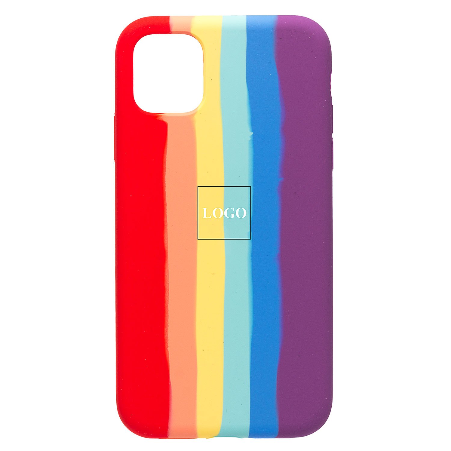 

Чехол-накладка ORG для смартфона Apple iPhone 11, soft-touch, rainbow (122121)