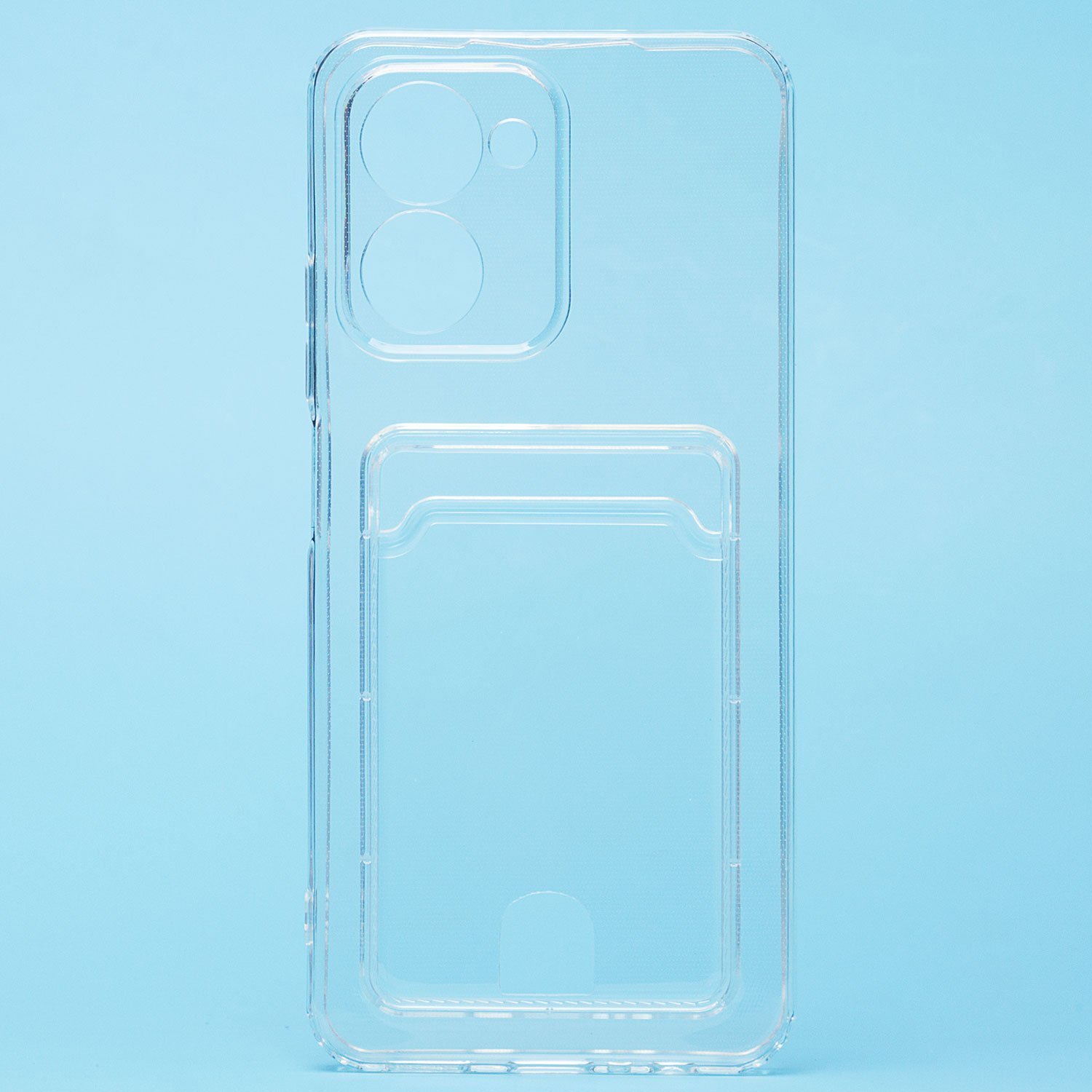 

Чехол-накладка SC276 с картхолдером для смартфона Oppo Realme C33, силикон, прозрачный (214217)