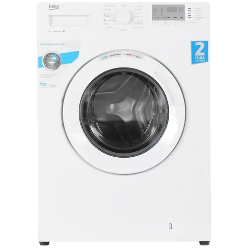 

Стиральная машина Beko WRS5512BWW, 5 кг, 1000 об/мин, белый (WRS5512BWW), WRS5512BWW