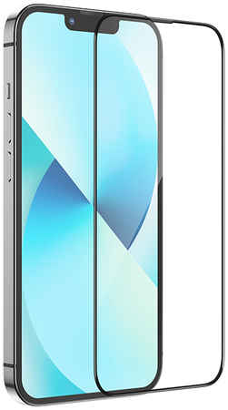 

Защитное стекло mObility для экрана смартфона Apple iPhone 13 / 13 Pro, Full screen full glue, поверхность глянцевая, черная рамка (УТ000030494)
