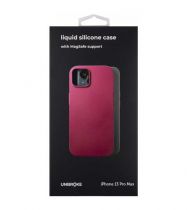 

Чехол-накладка UNBRÖKE Liquid Silicone Case MagSafe для смартфона Apple iPhone 13, силикон, винная (УТ000027802)