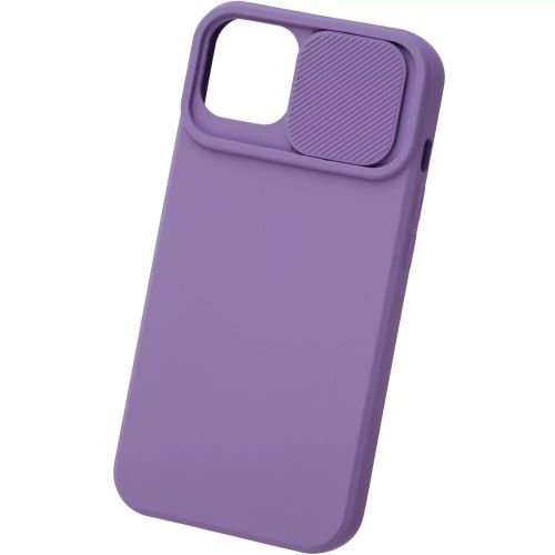 Чехол-накладка UNBRÖKE Soft Case With Camera Slider для смартфона Apple iPhone 13, силикон, фиолетовый (УТ000027781)