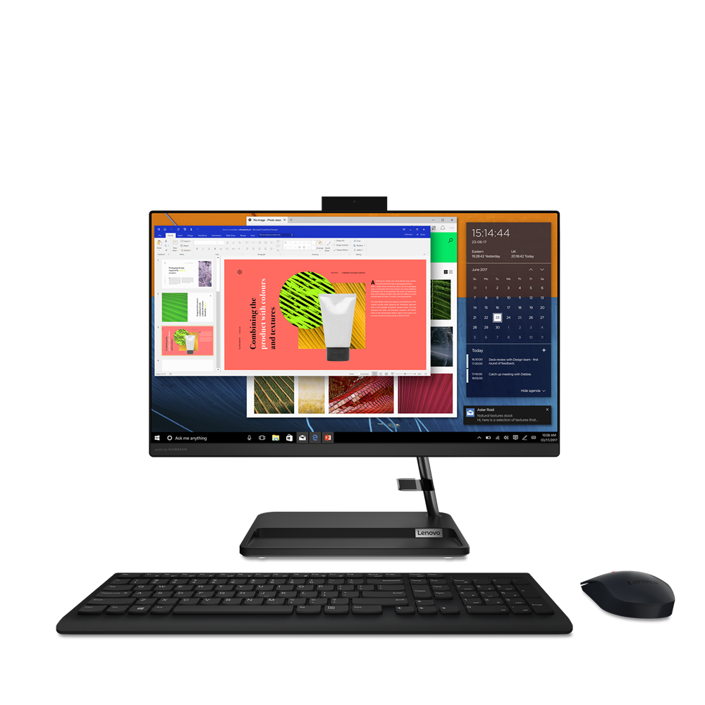 

Моноблок Lenovo IdeaCentre AIO 3 24ALC6 23.8" 1920x1080, AMD Ryzen 3 5300U 2.6 ГГц, 8Gb RAM, 256Gb SSD, AMD Radeon Graphics, WiFi, BT, Cam, без ОС, черный, клавиатура, мышь (F0G100PLRK), 24ALC6