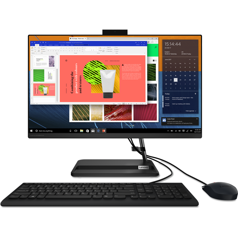 

Моноблок Lenovo IdeaCentre AIO 3 24ALC6 23.8" 1920x1080, AMD Ryzen 5 5500U 2.1 ГГц, 8Gb RAM, 512Gb SSD, AMD Radeon Graphics, WiFi, BT, Cam, без ОС, черный, клавиатура, мышь (F0G100PMRK), 24ALC6