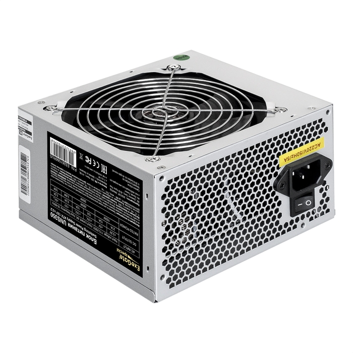 

Блок питания 850 Вт ATX Exegate UNS800, 120 мм, Bulk (OEM) (EX292165RUS-S), UNS800