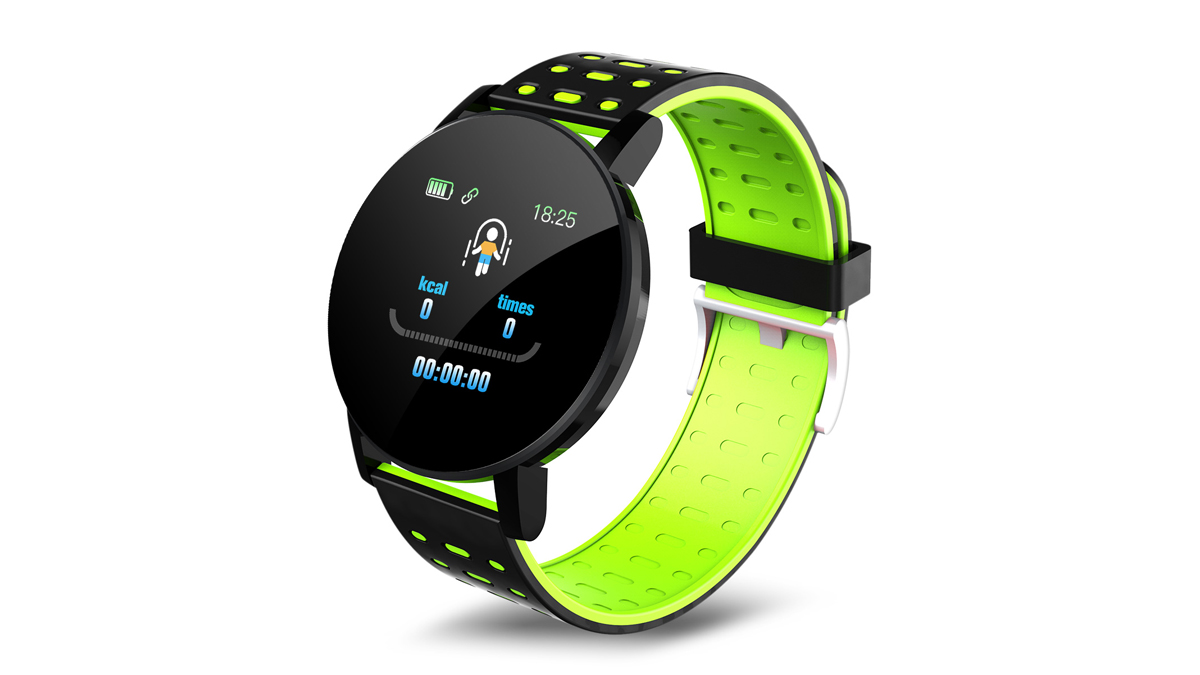

Фитнес-браслет Ritmix RFB-460, 1.3" IPS, черный/зеленый, RFB-460