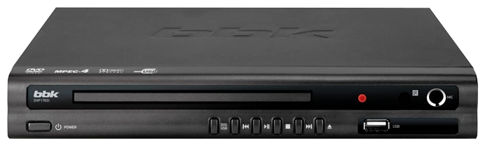 

Плеер BBK DVP176SI DVD, черный, DVP176SI
