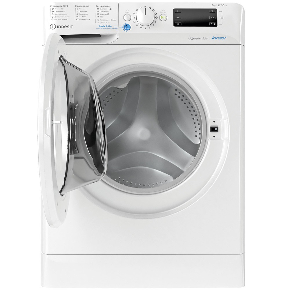 Стиральная машина Indesit BWE 81282 L, 8 кг, 1200 об/мин, 1182540 купить по  цене 32798 руб в Новосибирске в интернет-магазине e2e4