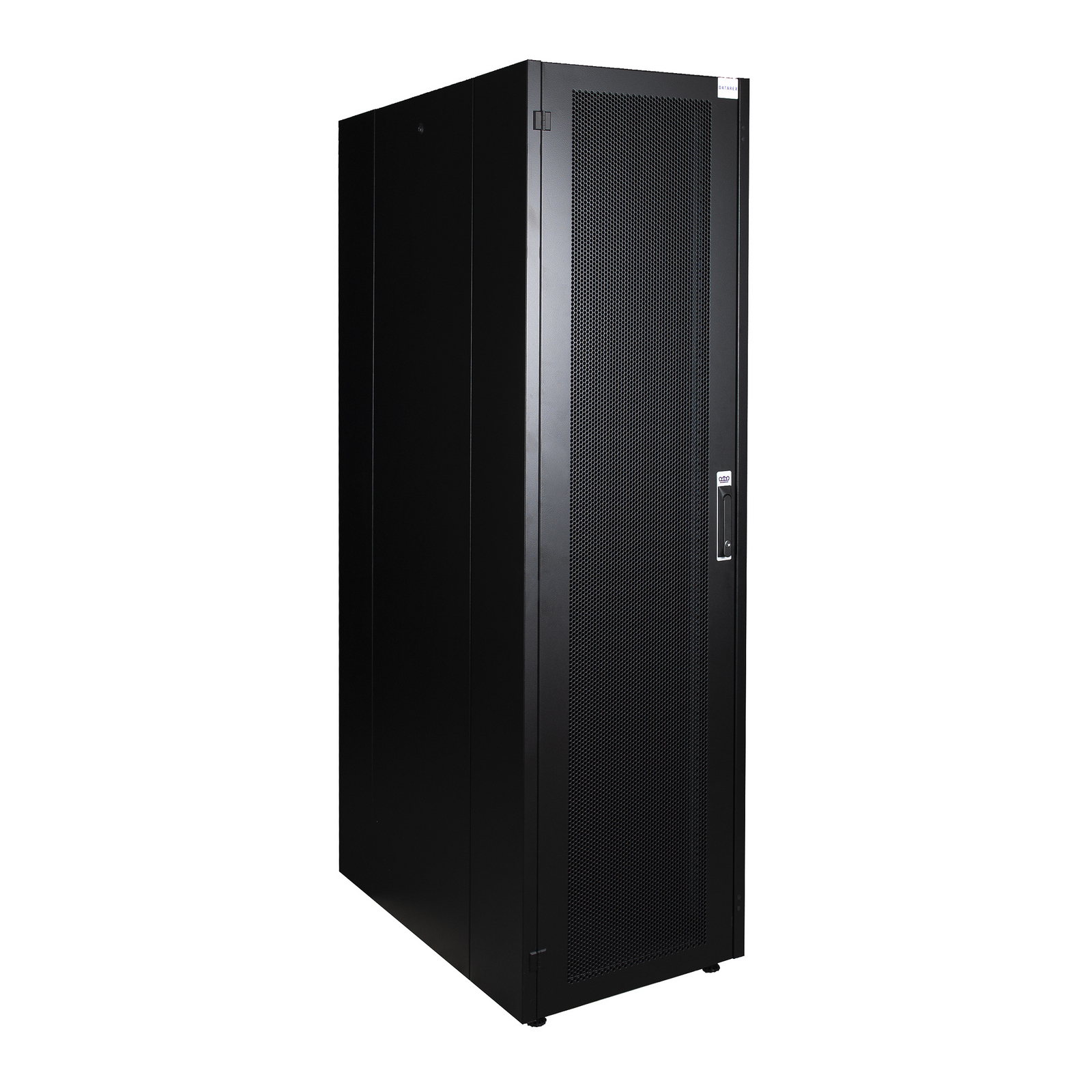 Шкаф телекоммуникационный напольный 22U 600x1000 мм, перфорация/металл, черный, разборный, Datarex DR-721131 (DR-721131)