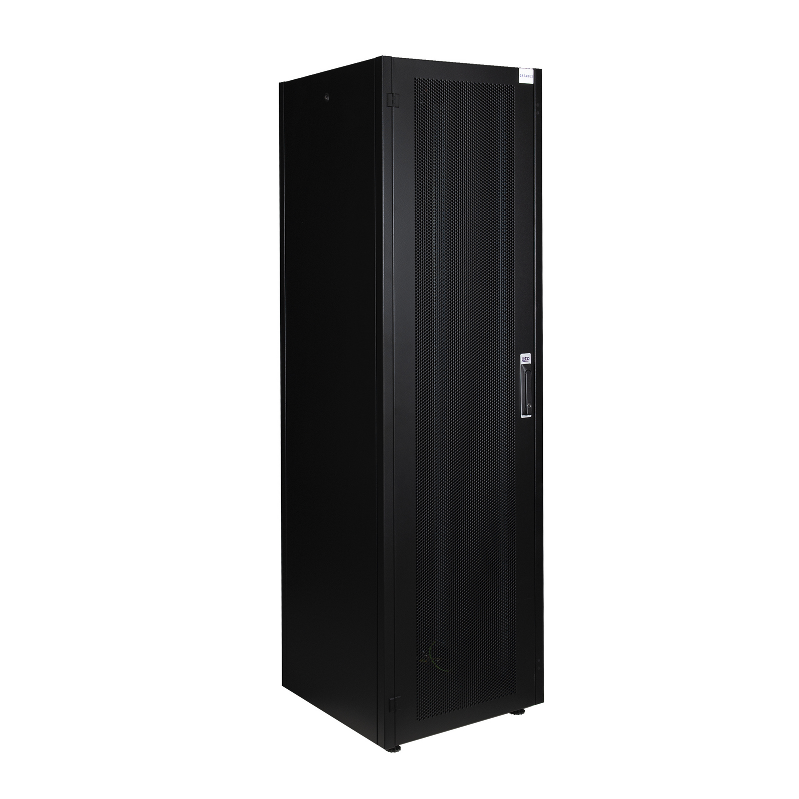 Шкаф телекоммуникационный напольный 32U 600x600 мм, перфорация/металл, черный, разборный, Datarex DR-721301 (DR-721301)