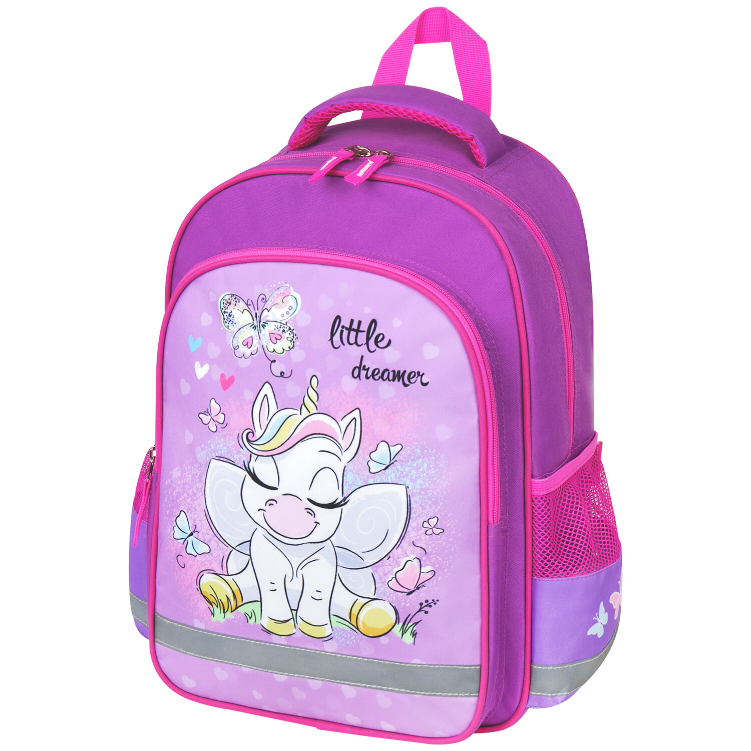 

Рюкзак ПИФАГОР SCHOOL Sweet dreamer, формоустойчивая, 1 отделение, розовый (271401)