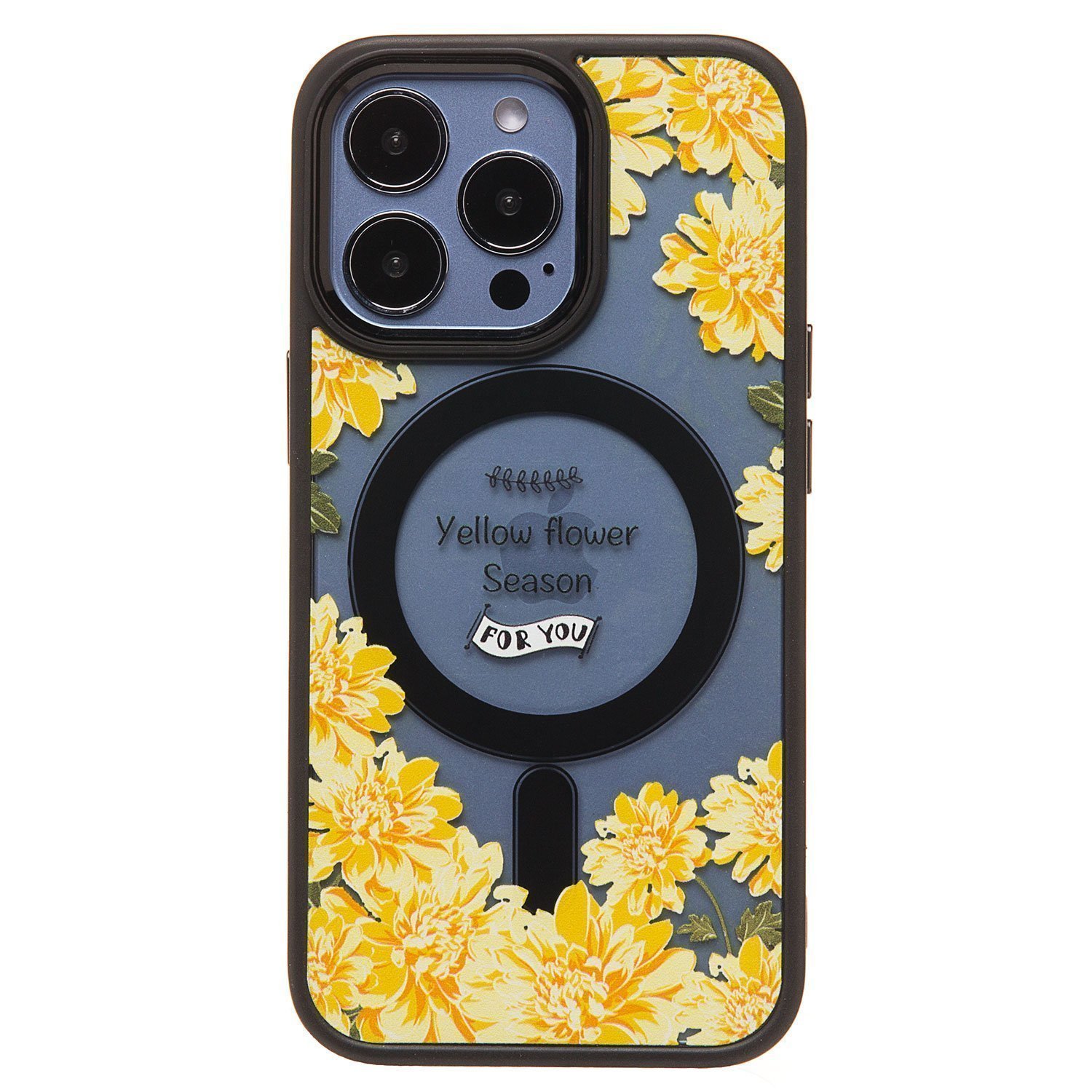

Чехол-накладка SM015 SafeMag для смартфона Apple iPhone 13 Pro, силикон, черный (215208)
