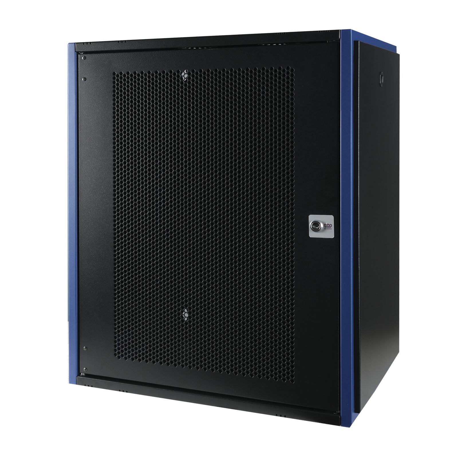 Шкаф телекоммуникационный настенный 15U 600x450 мм, перфорация/металл, черный, разборный, Datarex DR-620311 (DR-620311)
