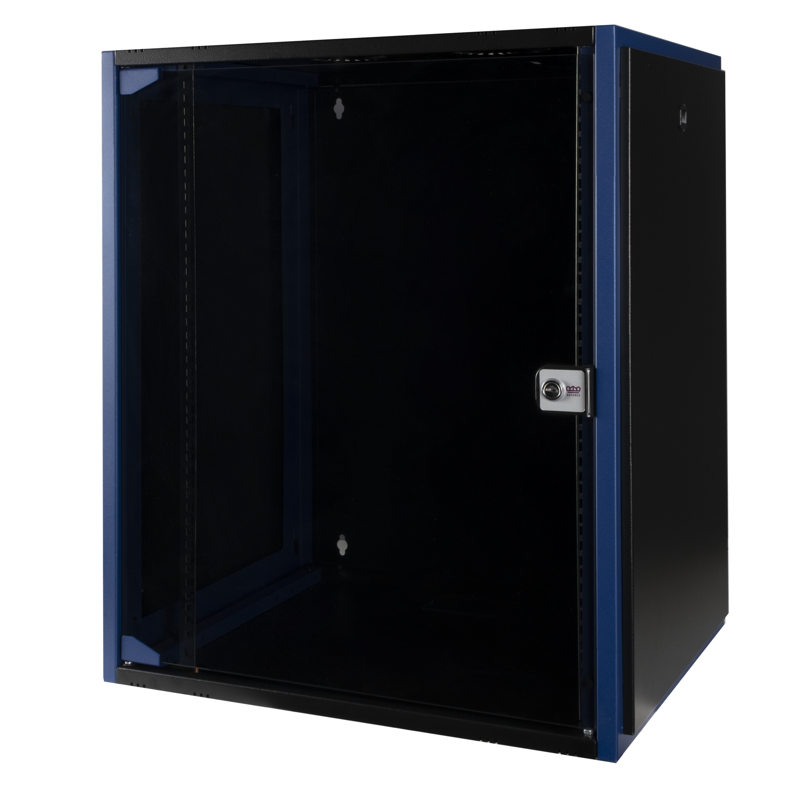 Шкаф телекоммуникационный настенный 15U 600x450 мм, стекло/металл, черный, разборный, Datarex DR-600311 (DR-600311)