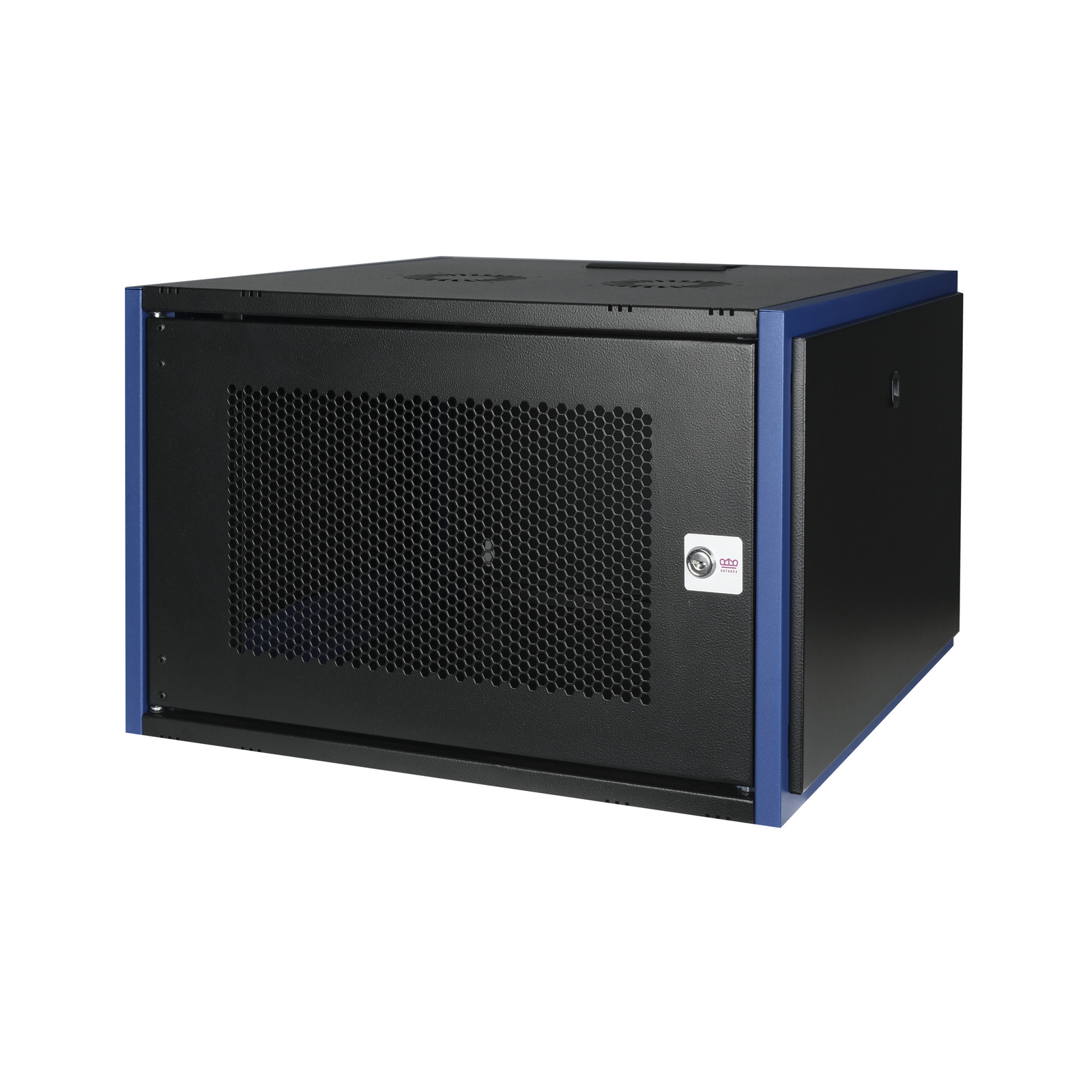 Шкаф телекоммуникационный настенный 4U 600x600 мм, перфорация/металл, черный, разборный, Datarex DR-620521 (DR-620521)
