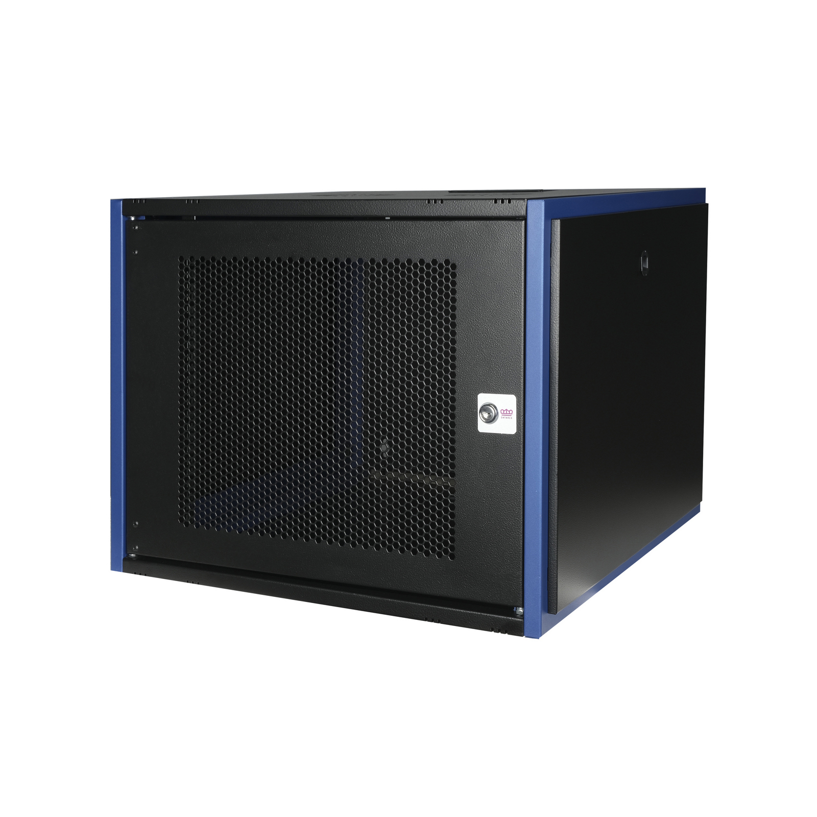 Шкаф телекоммуникационный настенный 9U 600x600 мм, перфорация/металл, черный, разборный, Datarex DR-620121 (DR-620121)