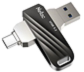 

Флешка 64Gb USB 3.0/USB Type-C Netac US11, черный/серебристый (NT03US11C-064G-32BK)