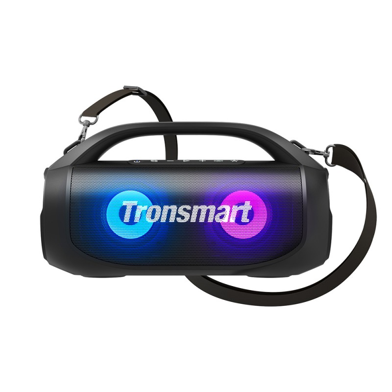 

Портативная акустика Tronsmart BANG SE, 40 Вт, AUX, USB, microSD, Bluetooth, подсветка, черный (862356), BANG SE