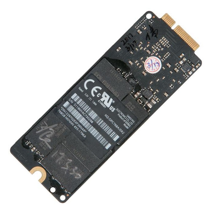 

Твердотельный накопитель (SSD) Samsung 768Gb iMac (MZ-DPC768) Bulk (OEM)