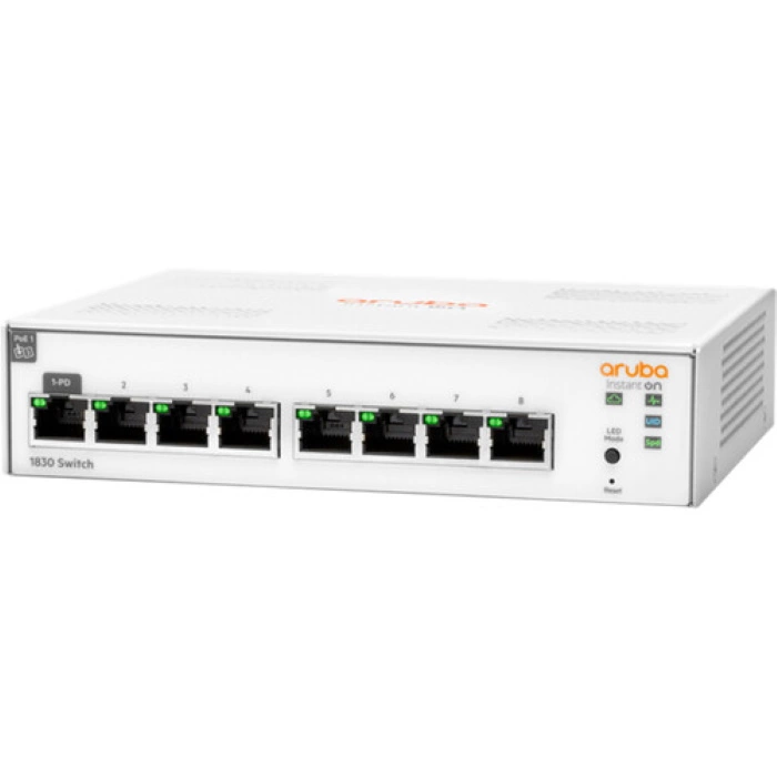 

Коммутатор HPE Aruba Instant On 1830, управляемый, кол-во портов: 8x1 Гбит/с (JL810A)