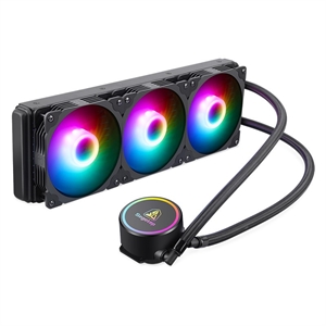 

Жидкостное охлаждение Segotep BeCool 360S RGB для Socket 115x/2066/2011/2011-3/1200/1700/AM4/TR4/TRX40, 280 Вт, 3x12 см, RGB LED, BeCool 360S RGB