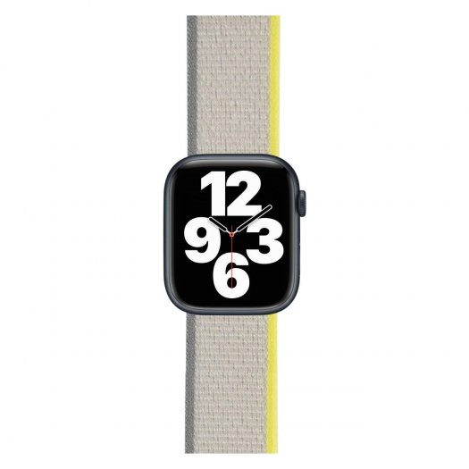 

Ремешок Red Line для Apple Watch, 42-49 мм, S3/S4/S5 SE/S6/S7/S8/Ultra, желтый/бежевый (УТ000033396), 0