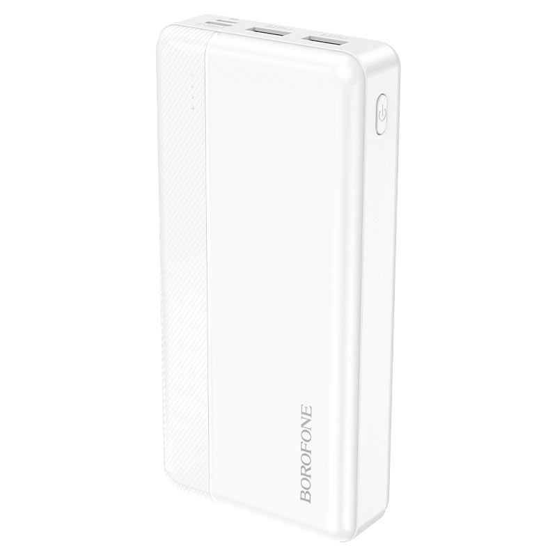 

Портативный аккумулятор (Powerbank) Borofone BJ24A, 20000 мА·ч, 2xUSB, 2.1А, белый (6974443385144), BJ24A