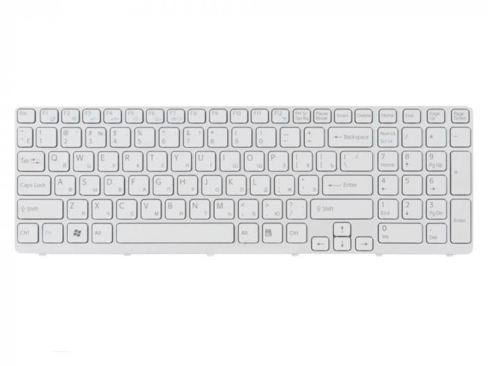 

Клавиатура для ноутбука Sony Vaio SVE1511, SVE1511S9R, SVE1511X1R, SVE1511V1R, SVE1511T1R, SVE1511N1R, SVE1511C1R, SVE1511B1R, белый (526005), 149032851