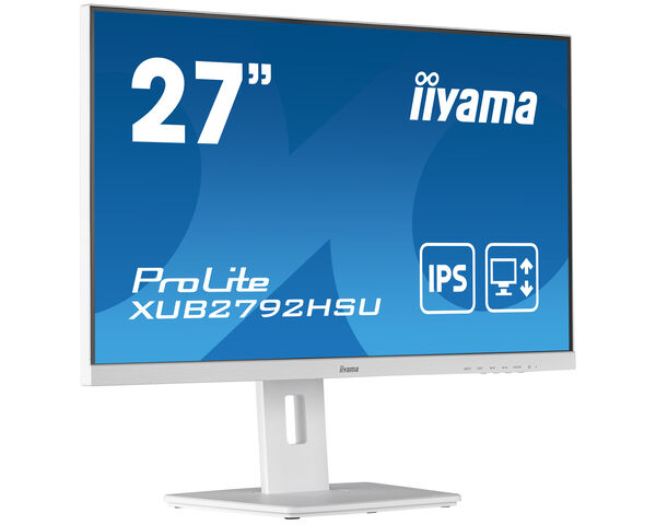 

Монитор 27" Iiyama ProLite XUB2792HSU-W5 IPS, 1920x1080 (16:9), 250кд/м2, 4 мс, 178°/178°, VGA, HDMI, DisplayPort, USB-Hub, белый (XUB2792HSU-W5), XUB2792HSU-W5