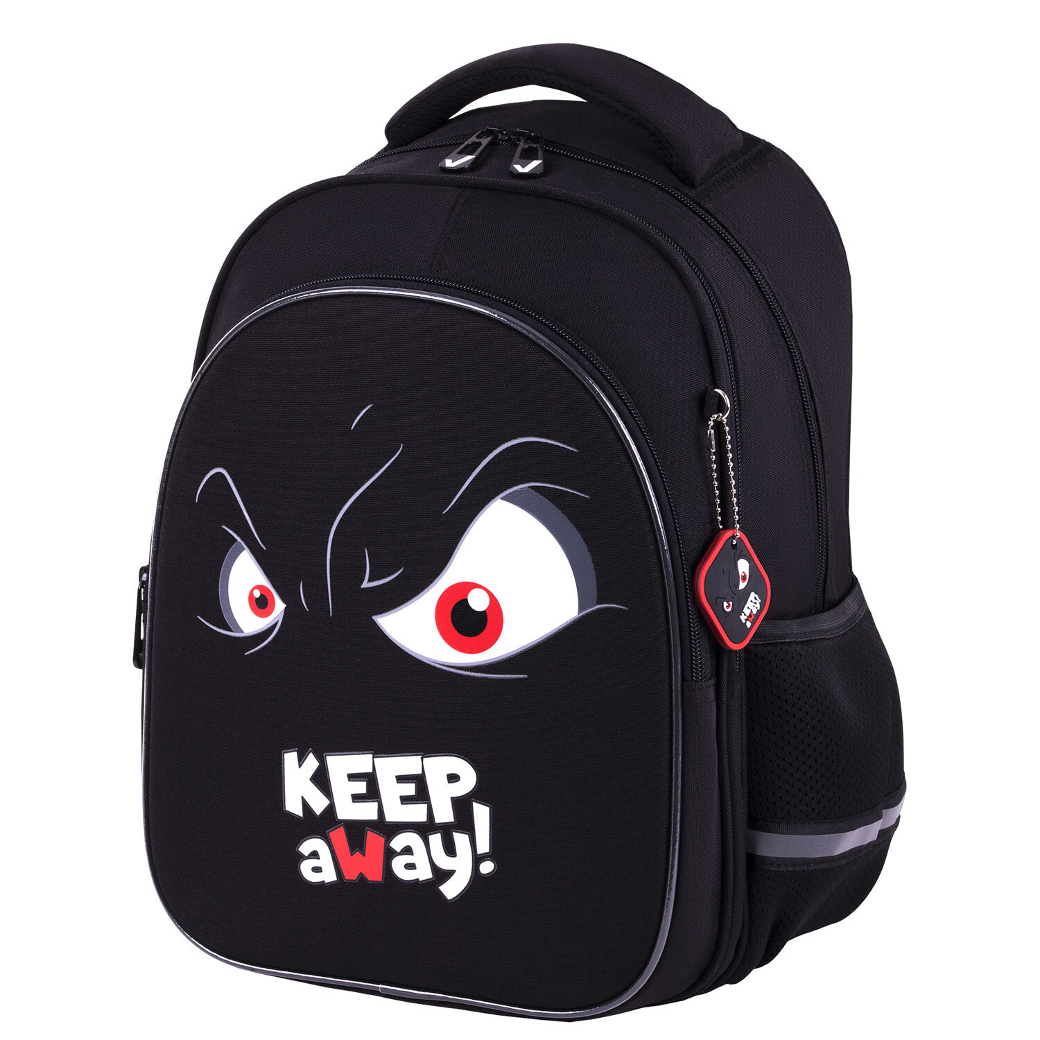 

Рюкзак Brauberg OPTIMA Keep away, анатомическая, вентилируемая, формоустойчивая спинка, 2 отделения, черный (271361)