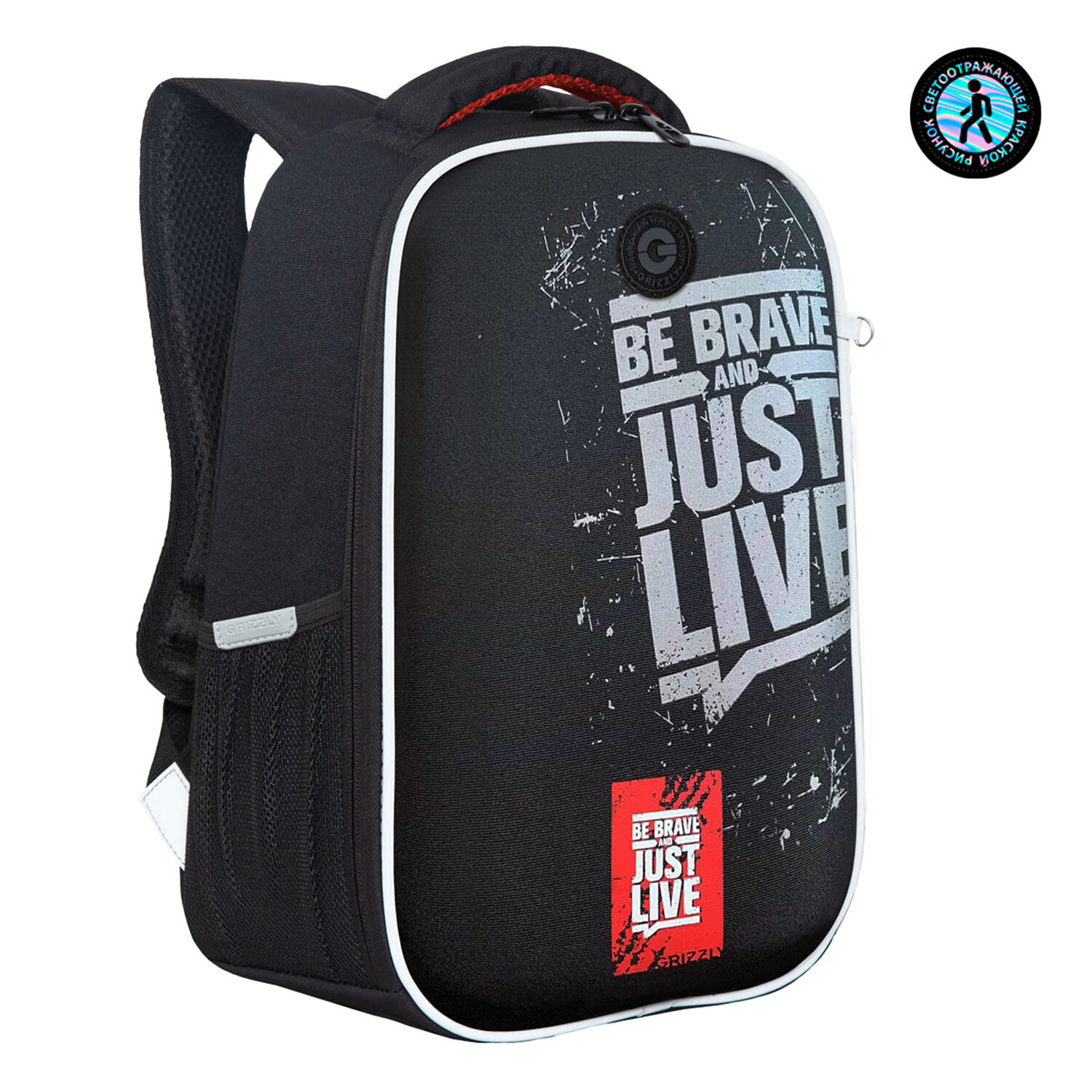 

Ранец GRIZZLY RAw JUST LIVE, анатомическая, вентилируемая спинка, 1 отделение, синий (RAw-397-10/1)
