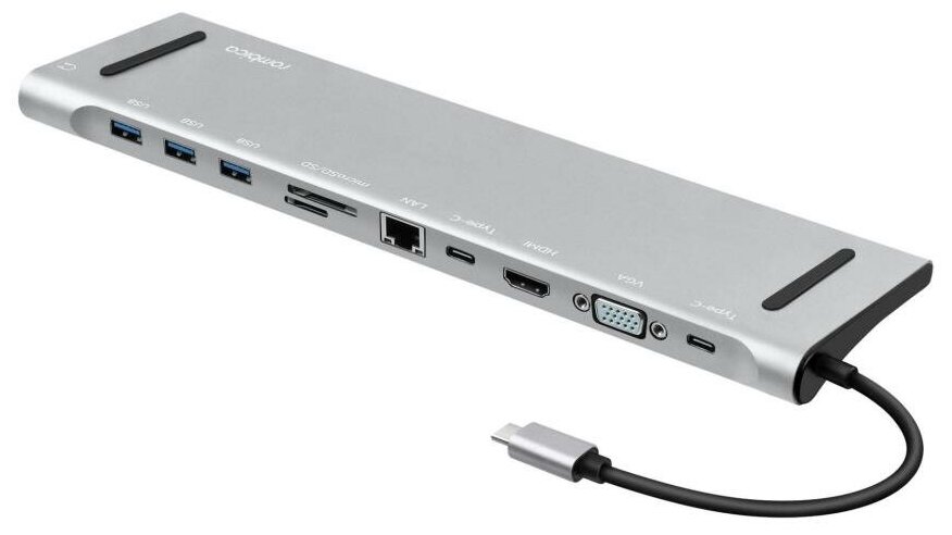 

USB-концентратор Rombica OPTIMA TC-00260, 3xUSB 3.0, 1xUSB-C, серный + 1xHDMI (1370119), OPTIMA TC-00260