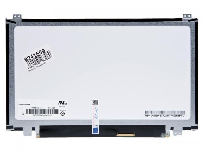 

Матрица 11.6" 1366х768, глянцевая для Chi Mei (N116BGE-L41)