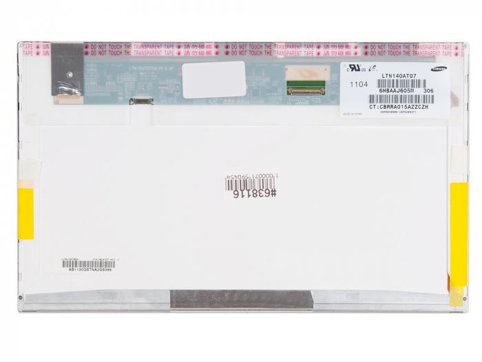 Матрица 14" 1366х768, глянцевая для Samsung (LTN140AT07)