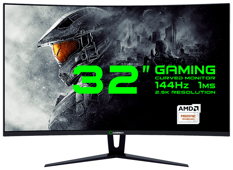 

Монитор 31.5" GameMax GMX32CEWQ VA, изогнутый, 2560x1440 (16:9), 250кд/м2, 144 Гц, 1 мс, 178°/178°, FreeSync, DVI, HDMI, DisplayPort, черный (GMX32CEWQ), GMX32CEWQ