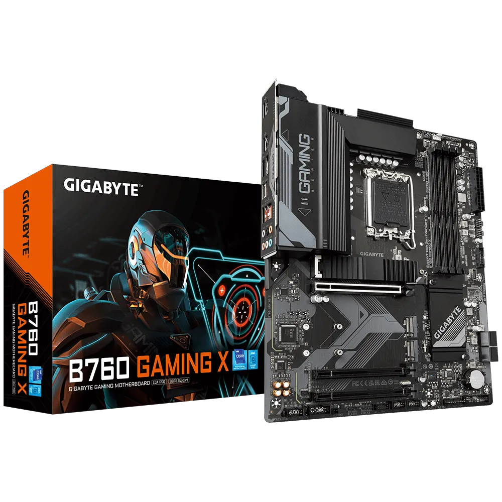 Материнская плата GIGABYTE B760 GAMING X, Socket1700, Intel B760, ATX