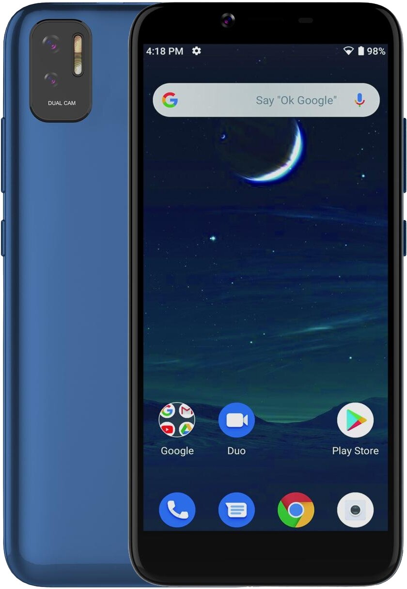 Смартфон F+ SA55 2Gb/16Gb Android синий (SA55 2GB/16GB 2400mAh GMS Blue),  1182775 купить в Барнауле в интернет-магазине e2e4