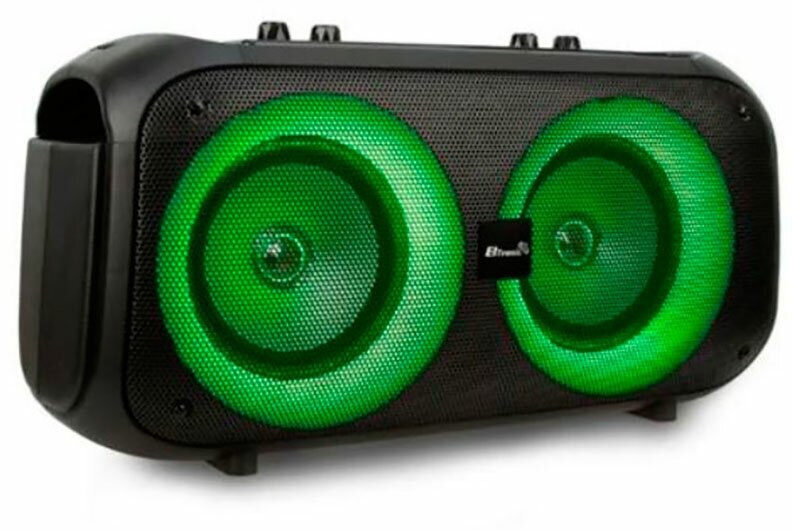 

Акустика портативная Eltronic Dance Box 200, 20 Вт, FM, AUX, USB, microSD, Bluetooth, подсветка, черный (20-38), Dance Box 200