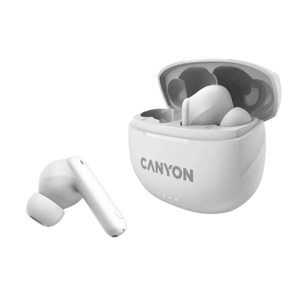 

Беспроводная гарнитура Canyon TWS-8, белый (CNS-TWS8W), TWS-8
