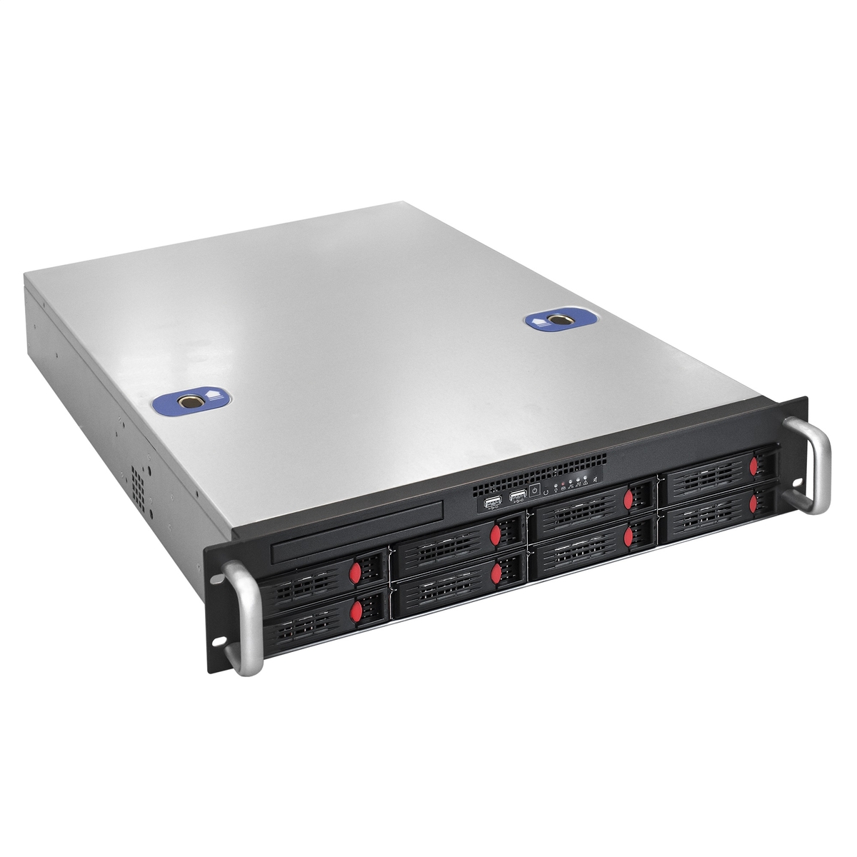 

Корпус Exegate 2U550-HS08, ATX, 2U RM, 8x3.5/2.5 HS, Redundant 2x1200 Вт, черный (EX292417RUS), 2U550-HS08