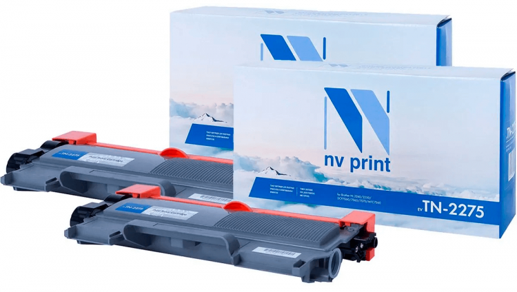 

Картридж лазерный NV Print NV-TN2275T-SET2 (TN-2275), черный, 2600 страниц, 2 шт., совместимый для Brother MFC-7360/DCP-7060D/DCP-7065DN/DCP-7070DWR/HL-2240D/HL-2250DN