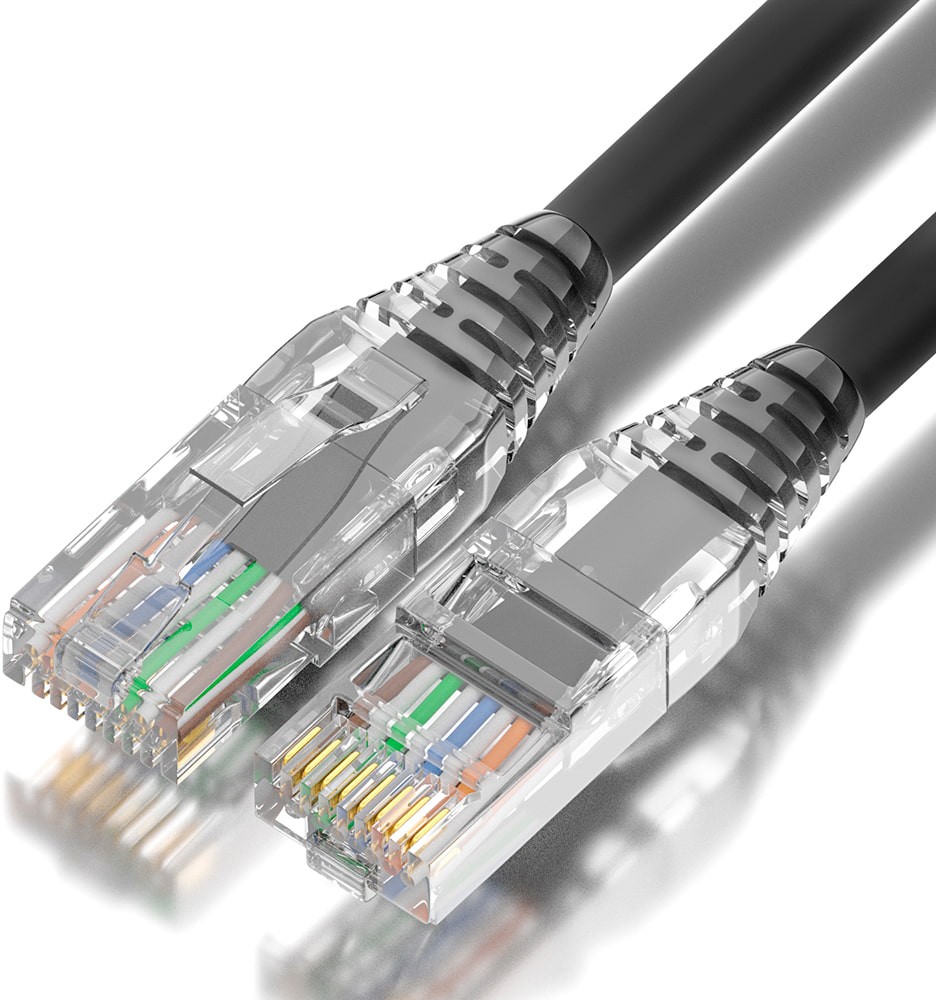 

Патч-корд UTP кат.5e, 0.15 м, RJ45-RJ45, черный, LSZH, экранированный, Greenconnect (GCR) (GCR-52983)