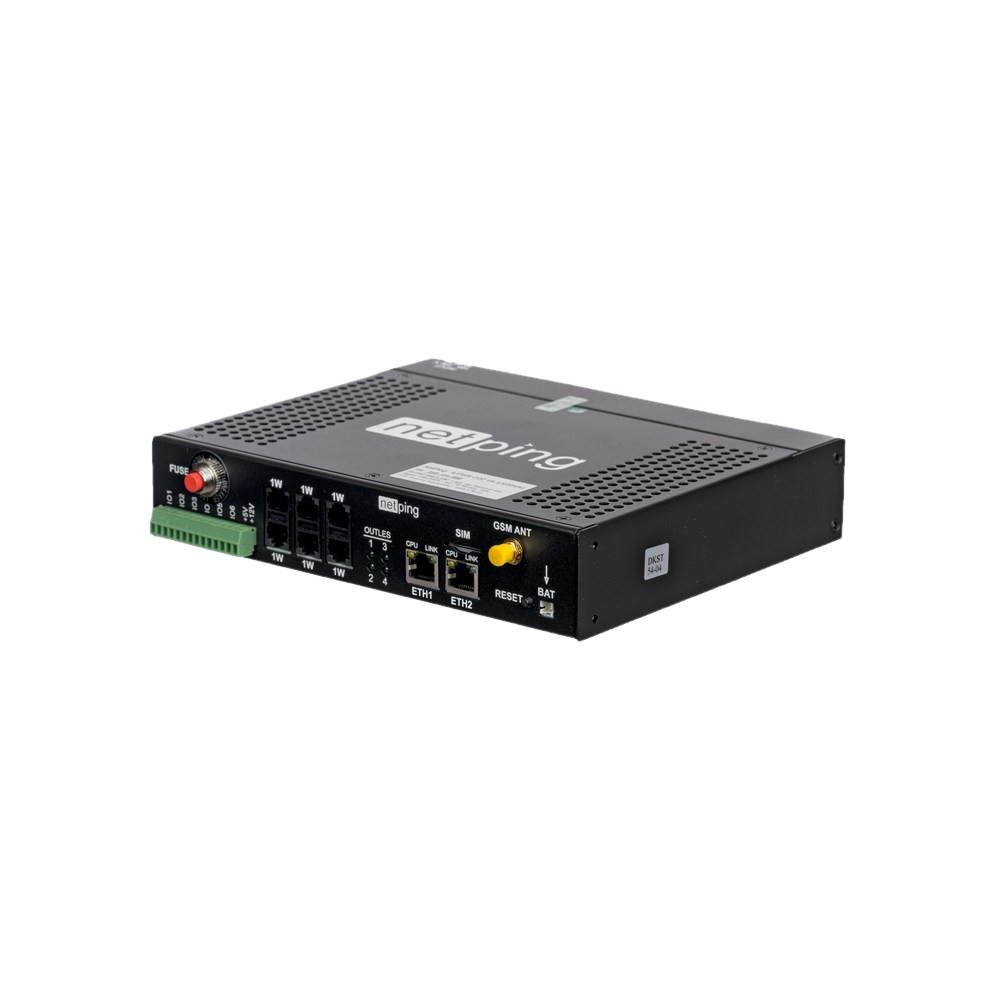 Устройство управления питанием и мониторинга NetPing NetPing 4/PWR-220 (NetPing 4/PWR-220 v8.1/GSM)