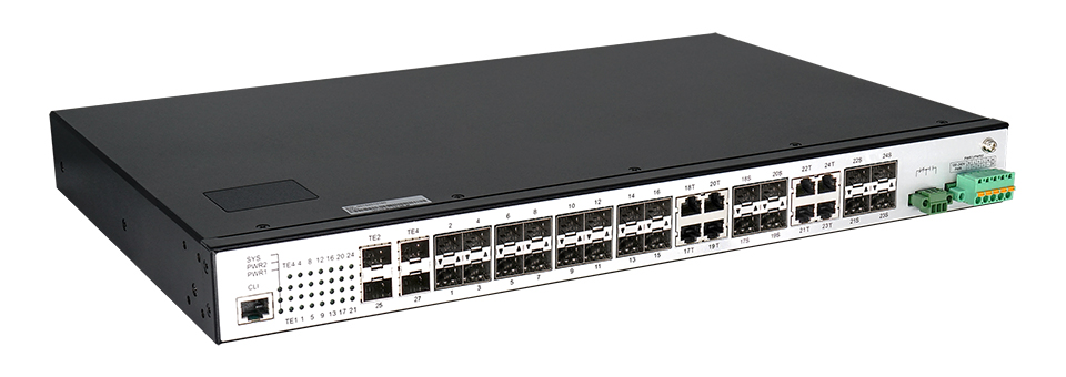 Коммутатор BDCOM IES2000-5024S8C4X, управляемый (8x1 Гбит/с)